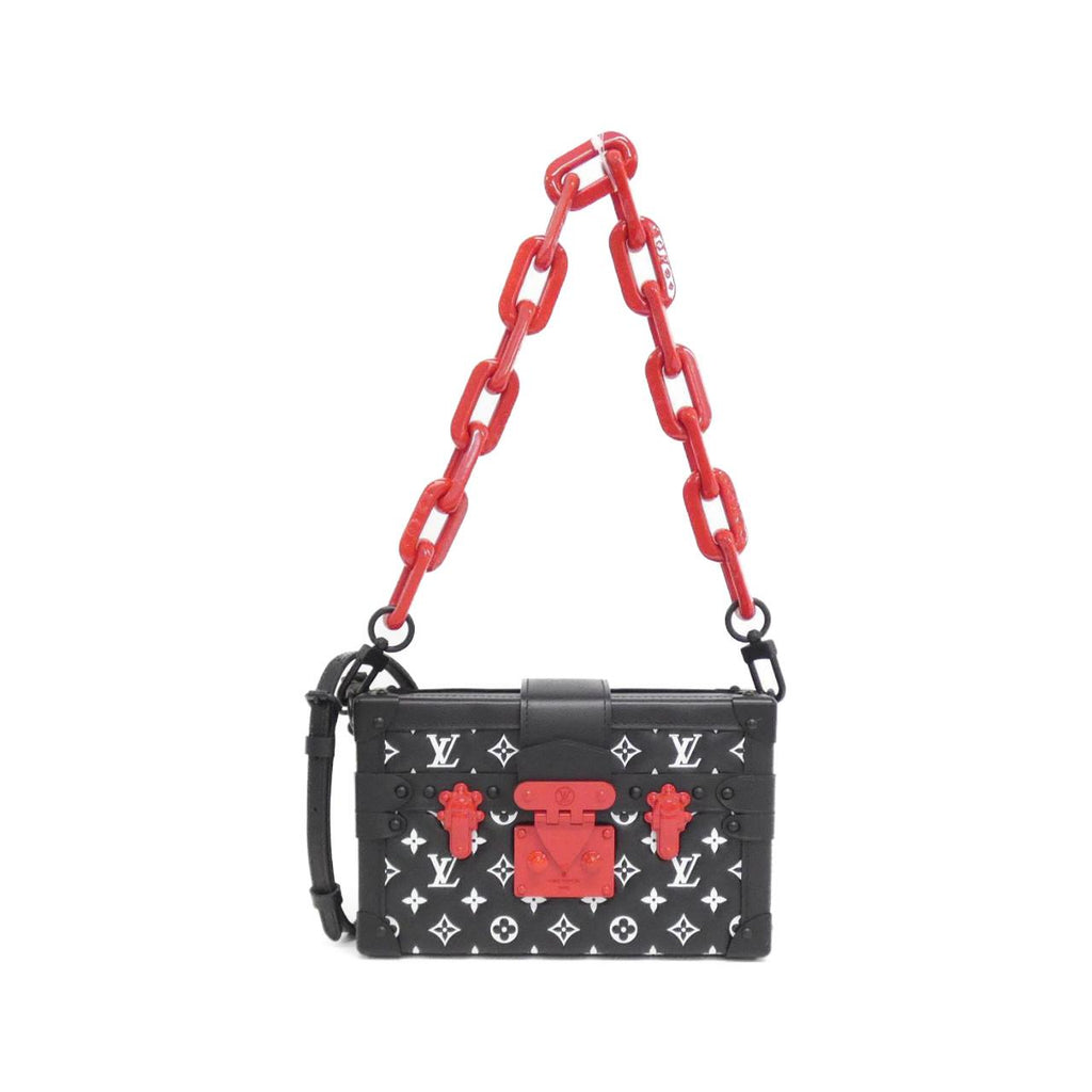 Louis Vuitton Petite Malle Monogram Lamb Shoulder Bag