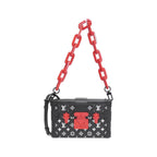 Louis Vuitton Petite Malle Monogram Lamb Shoulder Bag