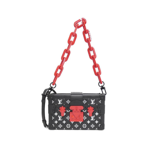 Louis Vuitton Petite Malle Monogram Lamb Shoulder Bag