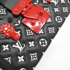 Louis Vuitton Petite Malle Monogram Lamb Shoulder Bag