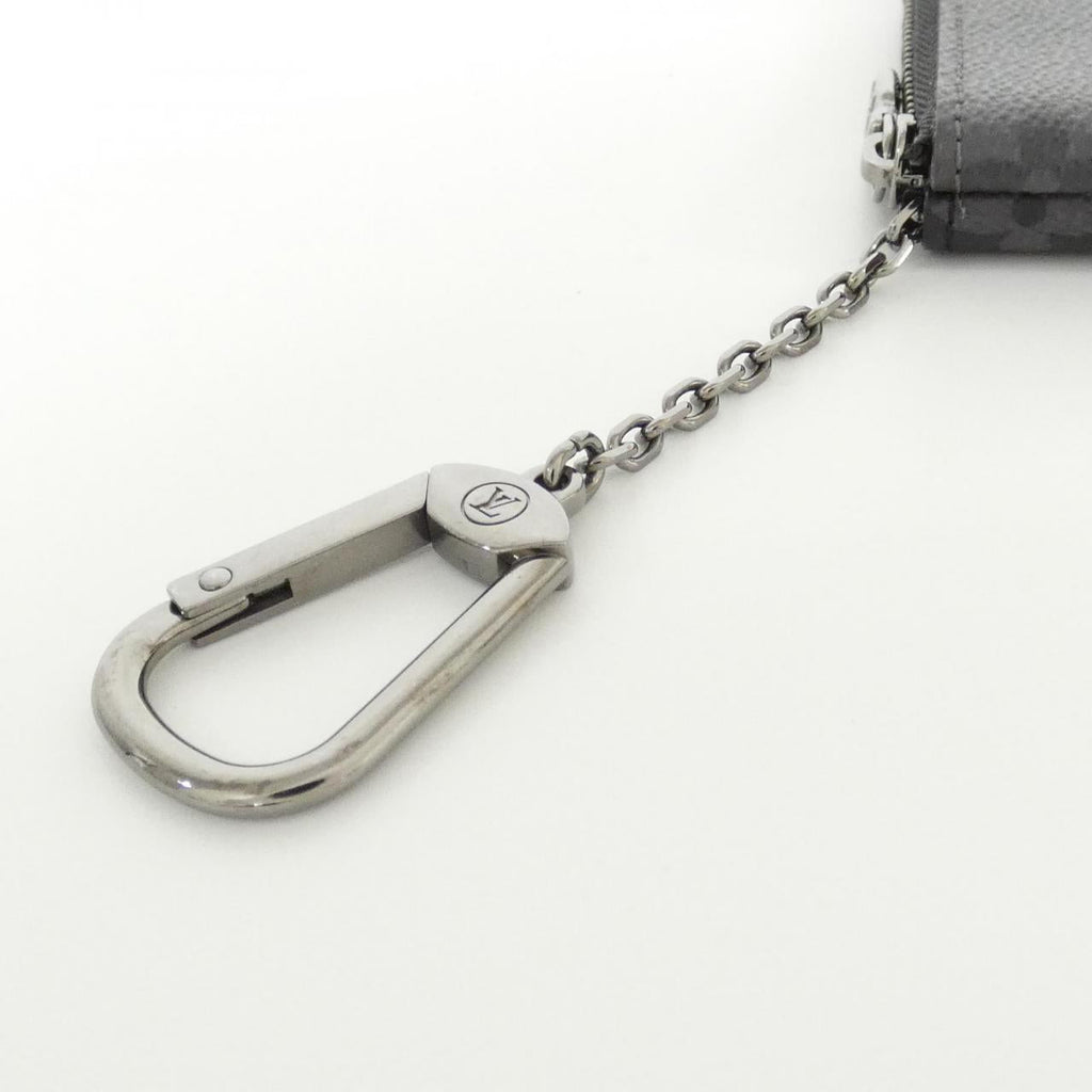 Louis Vuitton Pochette Clé Monogram Card Key Case Coin Key Case
