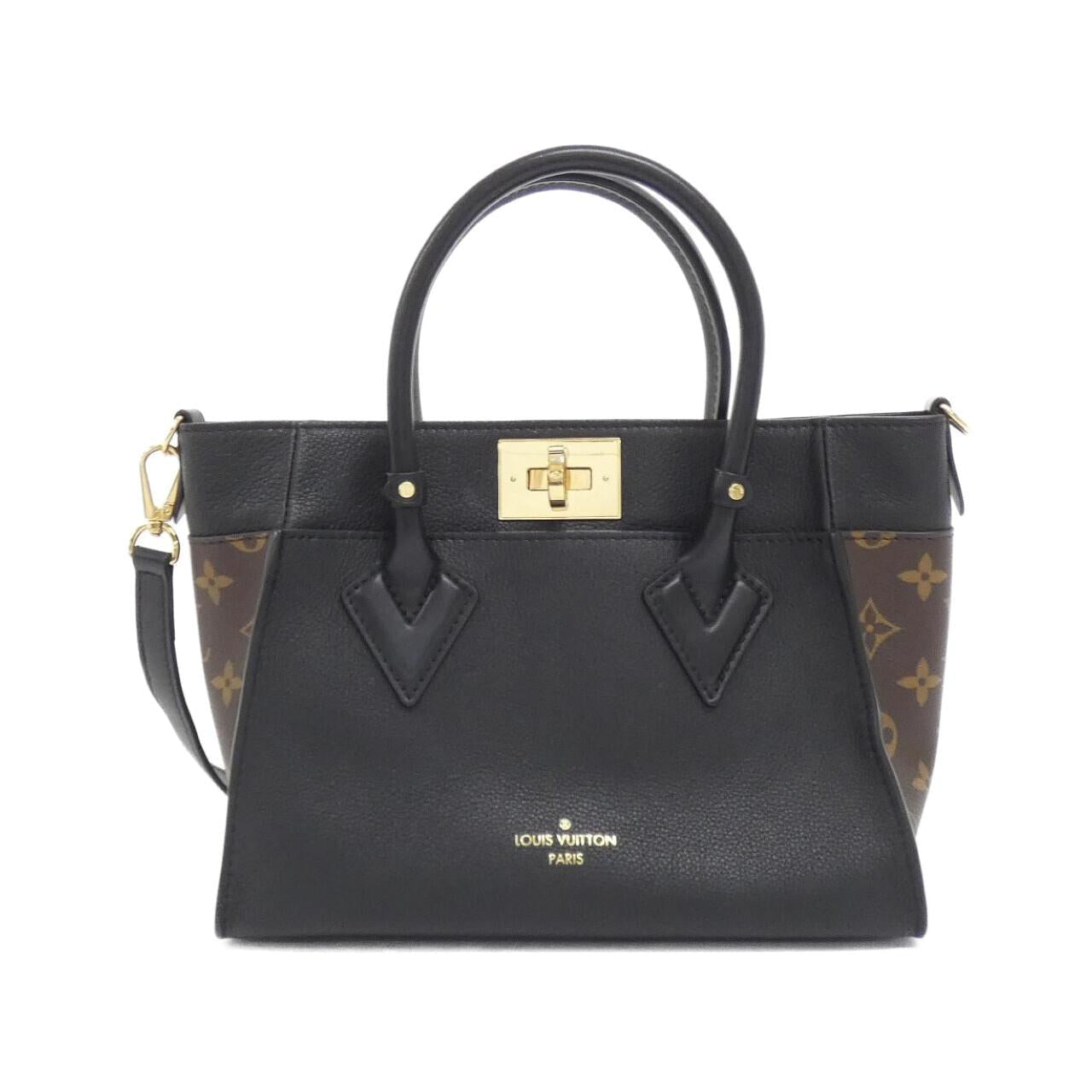 Louis Vuitton On My Side Calf Coated Canvas Bag