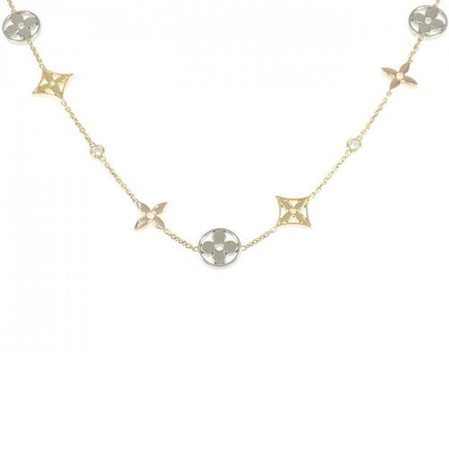 Louis Vuitton Collier Monogram Idylle Trois Ors Necklace