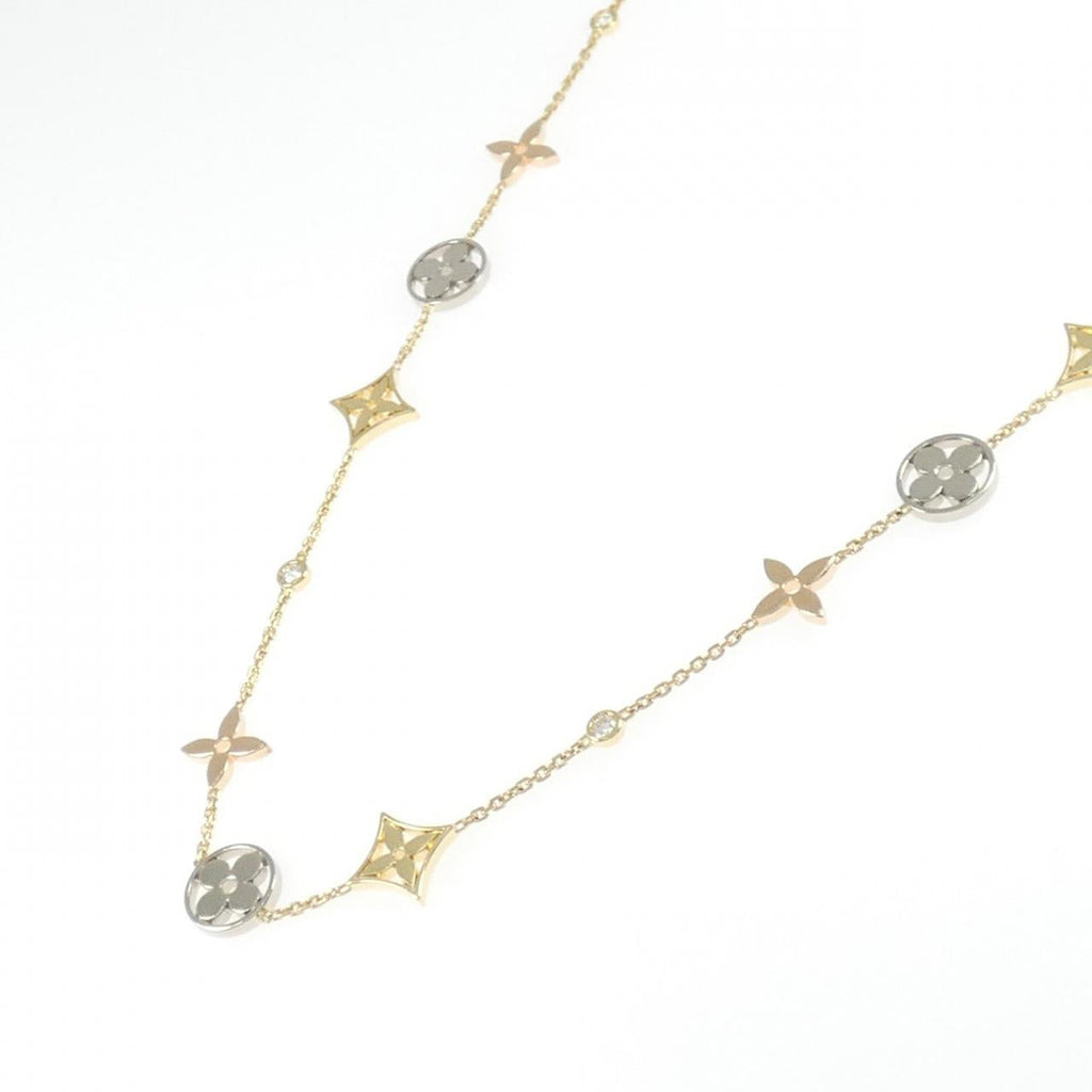 Louis Vuitton Collier Monogram Idylle Trois Ors Necklace