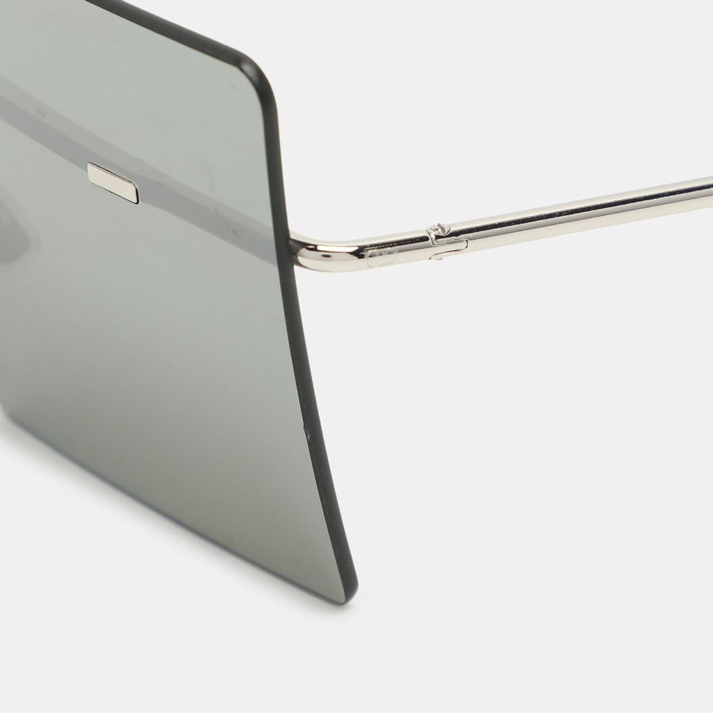 Dior Silver/black Mirrored 0100T Hardior Square Shield Sunglasses