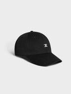 CELINE Eyewear Triomphe Embroidery Cotton Ball Cap Black