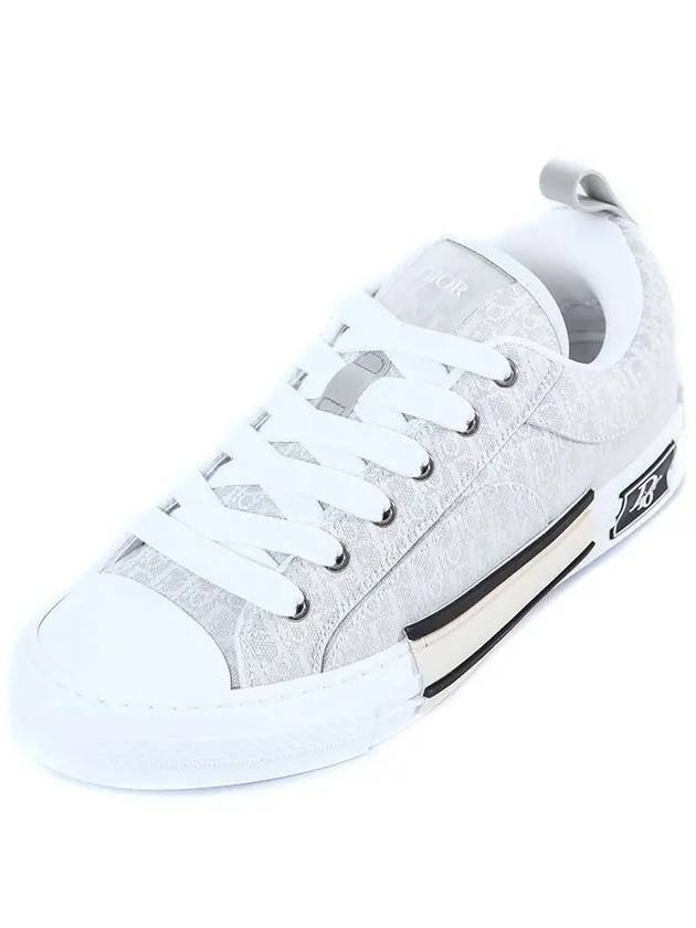 B23 Skater Oblique Jacquard Low Top Sneakers Cream Dior