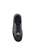 Fendi Elevate Your Steps with Sleek Monochrome Men's Sneakers