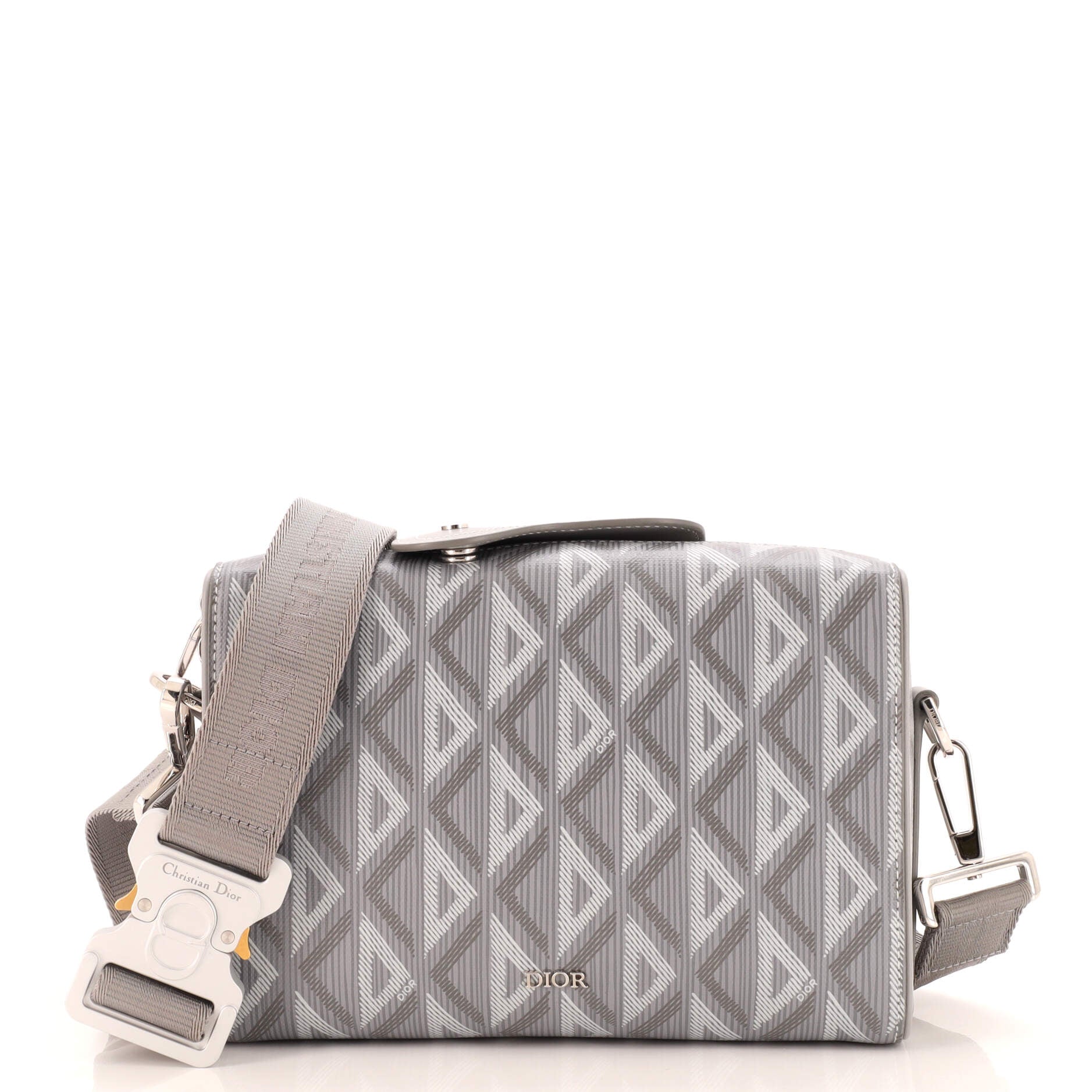 Dior Lingot Messenger Bag CD Diamond Coated Canvas