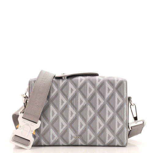 Dior Lingot Messenger Bag CD Diamond Coated Canvas