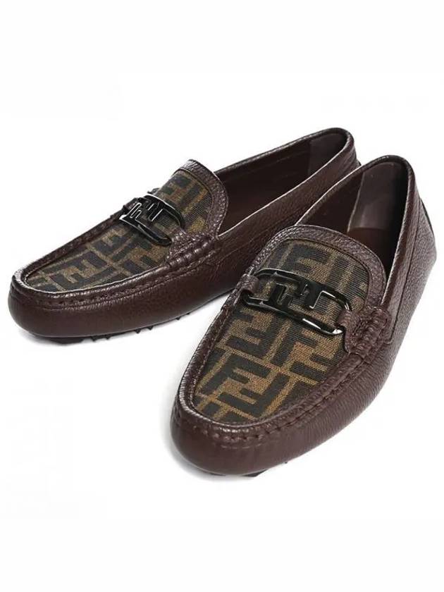 Fendi O'Lock Loafers Brown