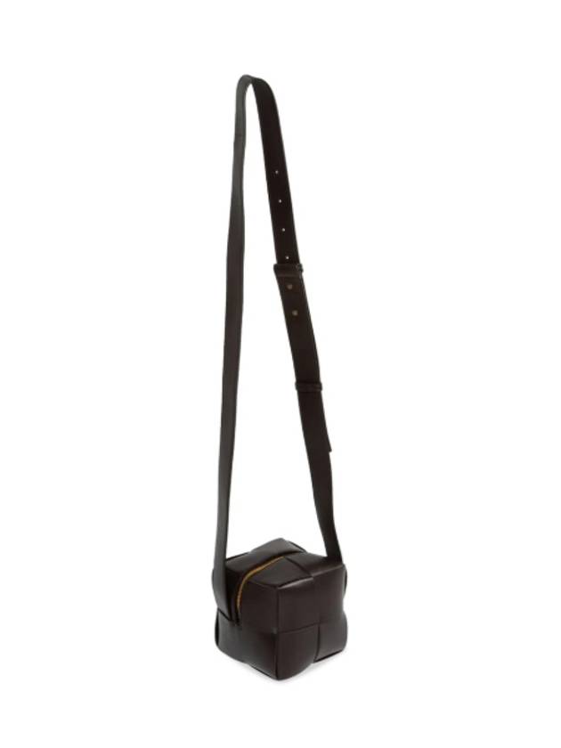 Bottega Veneta Cube Mini Cross Bag Dark Brown