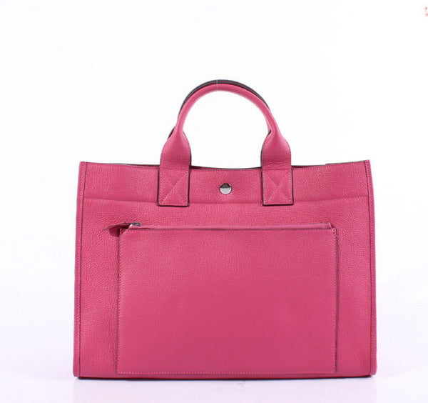 Hermes Briefcases 6008 Ladies Cow Leather Pink