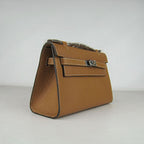 Hermes Kelly 22cm handbag H008 light coffee