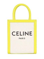 CELINE WoMen's Mini Vertical Cabas Tote Bag Yellow