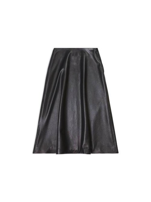 Balenciaga Women's Mid Waist A-Line Skirt Black