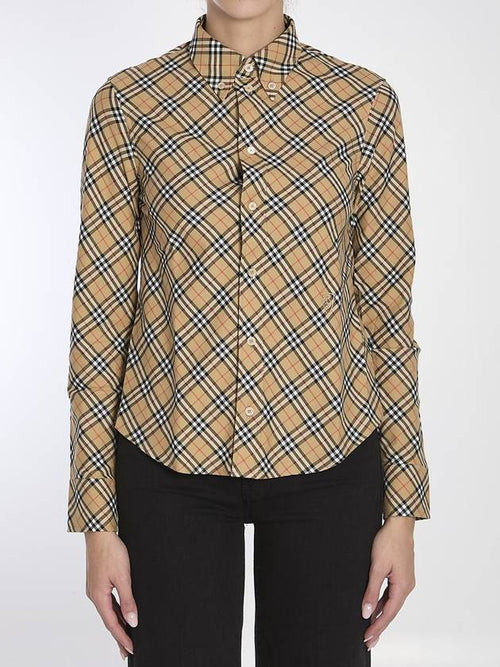 Burberry Check Cotton Shirt