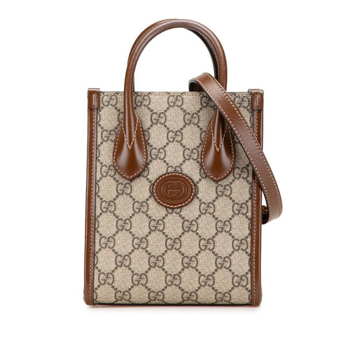 Gucci Interlocking G GG Supreme 2way bag