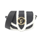Louis Vuitton LV Pont 9 Soft Calf Shearling Shoulder Bag