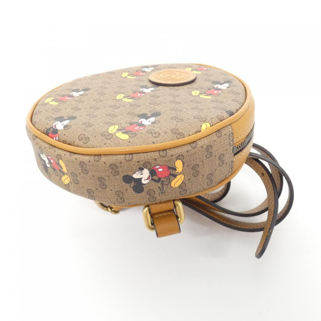Gucci GUCCI×DISNEY Mickey Print mini GG Supreme Backpack