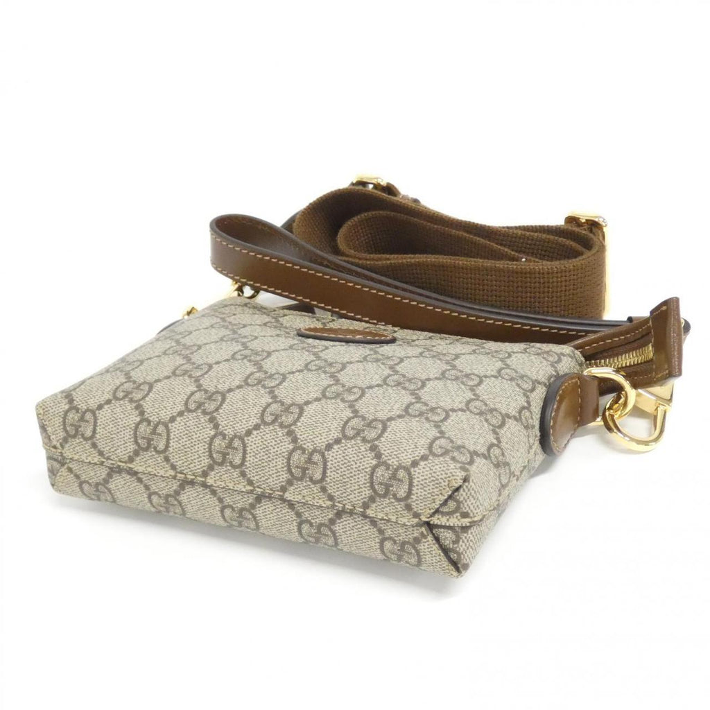 Gucci INTERLOCKING G GG Supreme Canvas Shoulder Bag