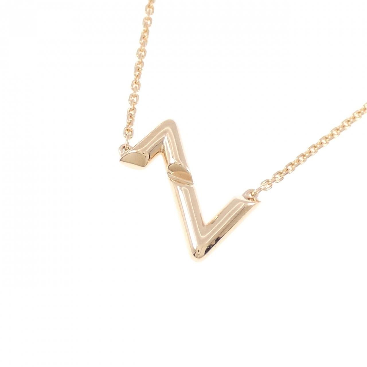 Louis Vuitton LV Volt Upside Down Au750 Necklace