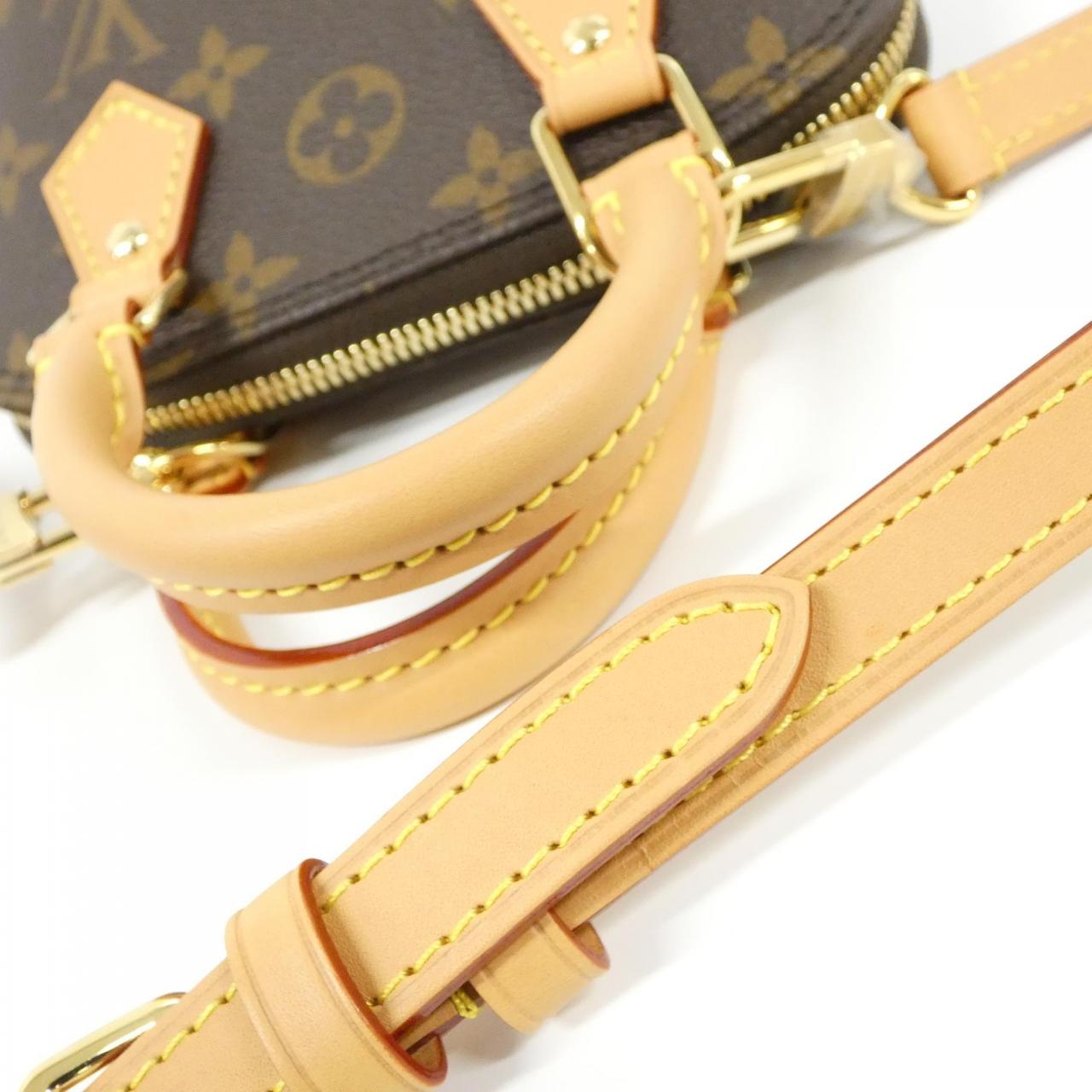 Louis Vuitton Nano Alma Monogram Coated Canvas Bag