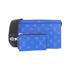 Louis Vuitton Taiga Lama Gaston Wearable Wallet Coated Canvas Calf Shoulder Bag