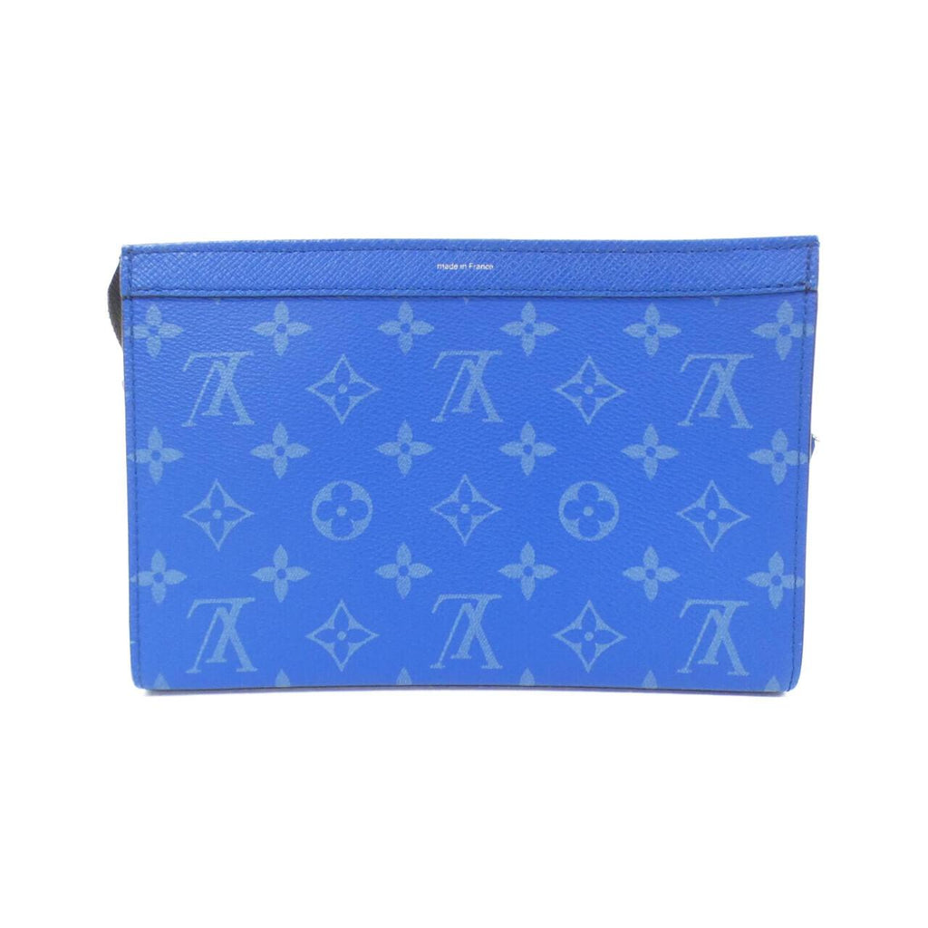 Louis Vuitton Taiga Lama Gaston Wearable Wallet Coated Canvas Calf Shoulder Bag