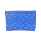 Louis Vuitton Taiga Lama Gaston Wearable Wallet Coated Canvas Calf Shoulder Bag