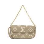 Louis Vuitton Bicolor Monogram Empreinte Wallet on Chain Shoulder Bag