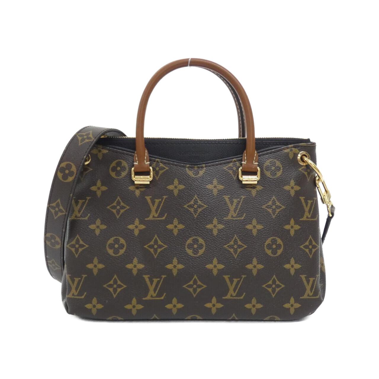 Louis Vuitton Monogram Palas BB Coated Canvas Calf Handbag