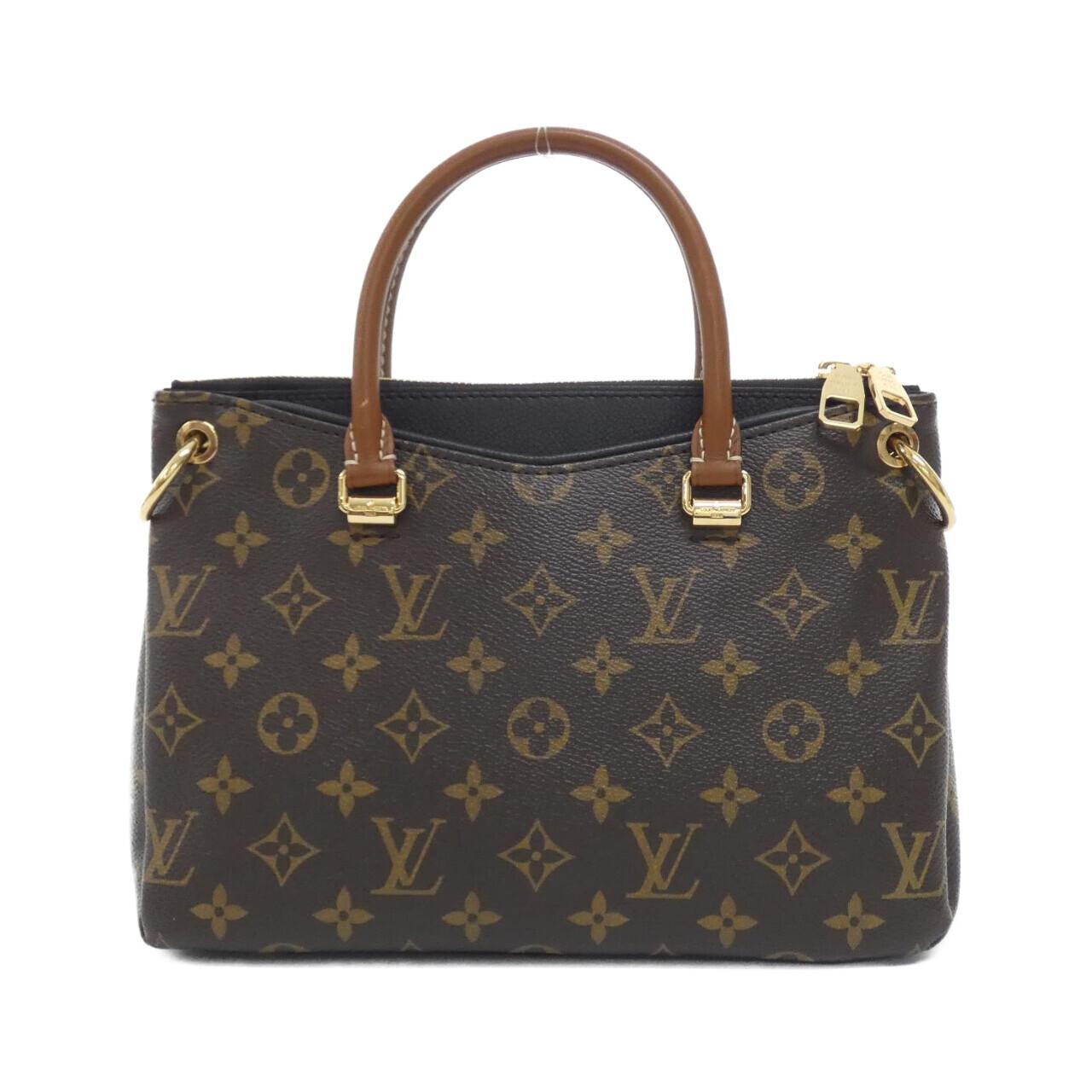 Louis Vuitton Monogram Palas BB Coated Canvas Calf Handbag