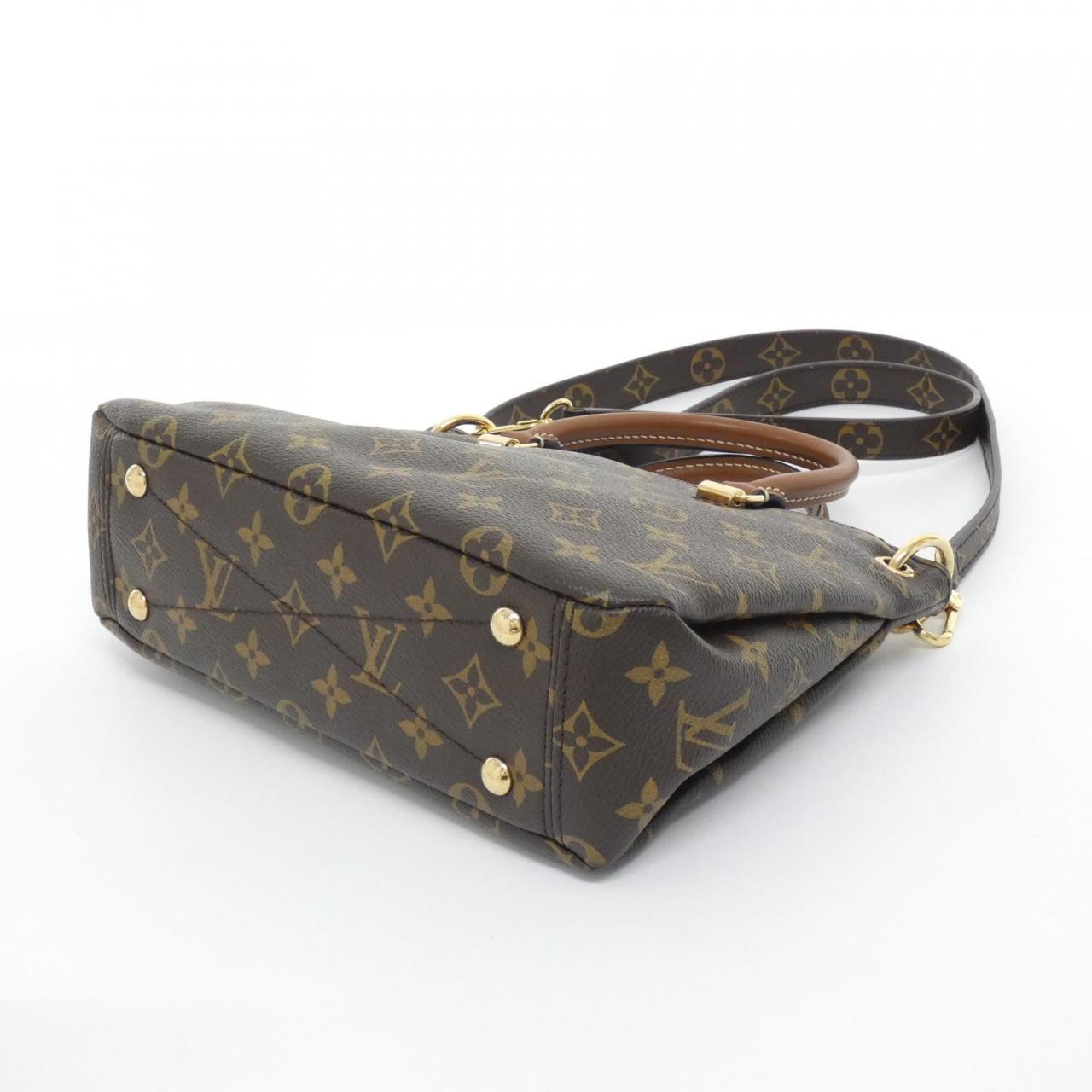 Louis Vuitton Monogram Palas BB Coated Canvas Calf Handbag