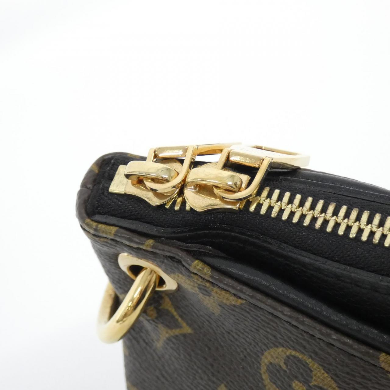 Louis Vuitton Monogram Palas BB Coated Canvas Calf Handbag