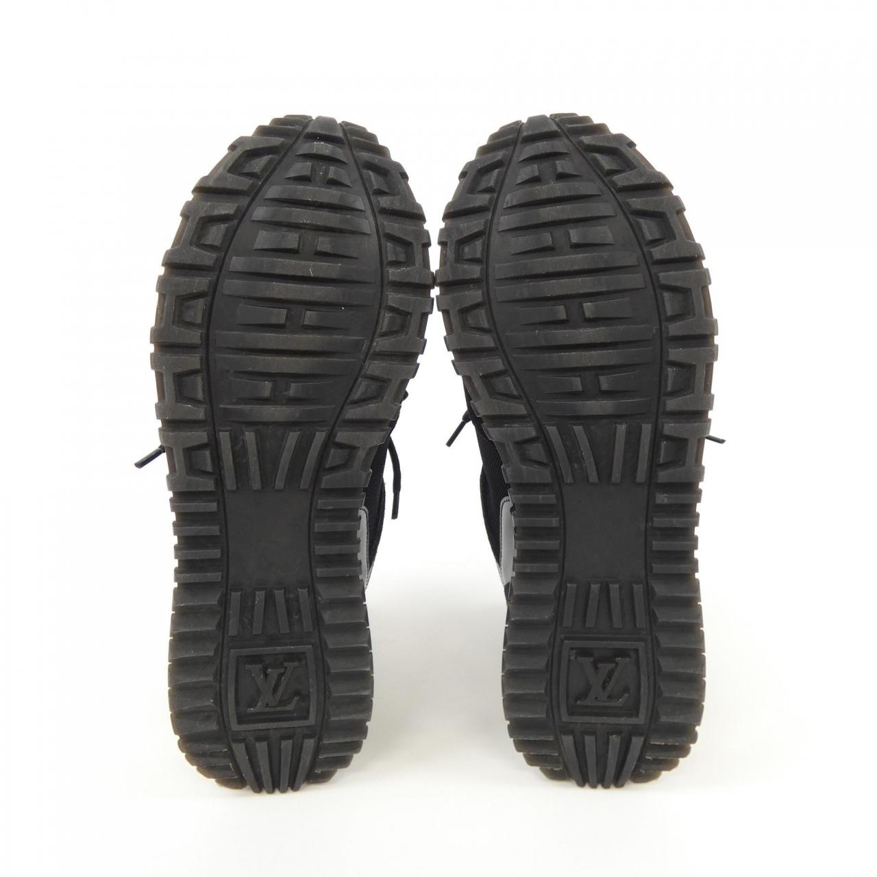 Louis Vuitton Run Away Line Suede Calf Leather Patented Monogram Sneakers