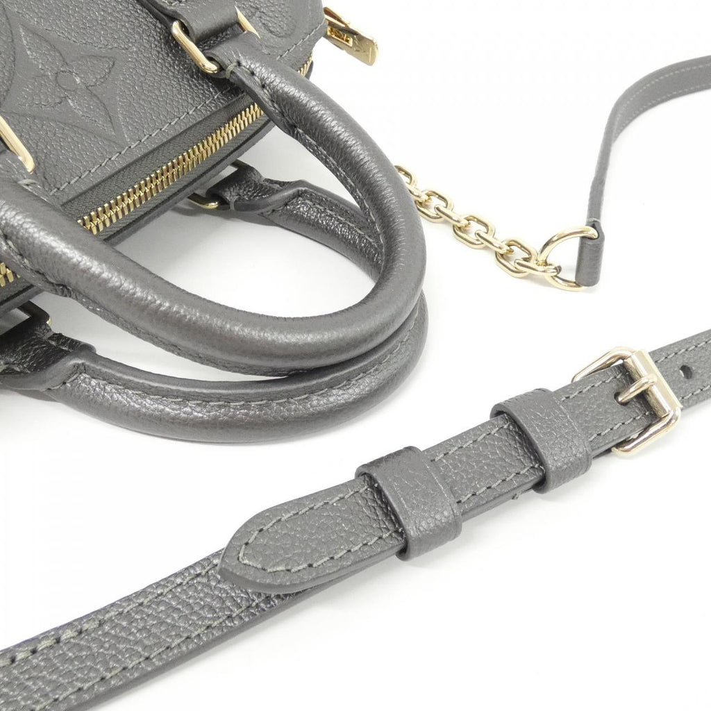 Louis Vuitton Monogram Empreinte Speedy Bandouliere Boston Bag