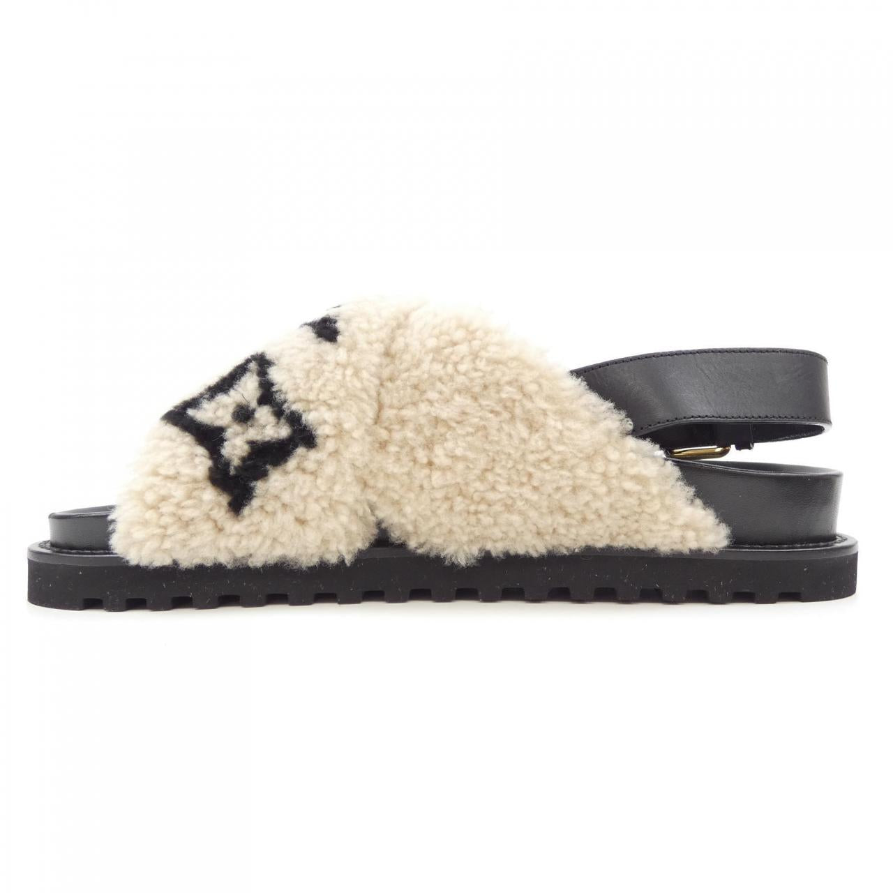 Louis Vuitton Paseo Line Shearling Sandals