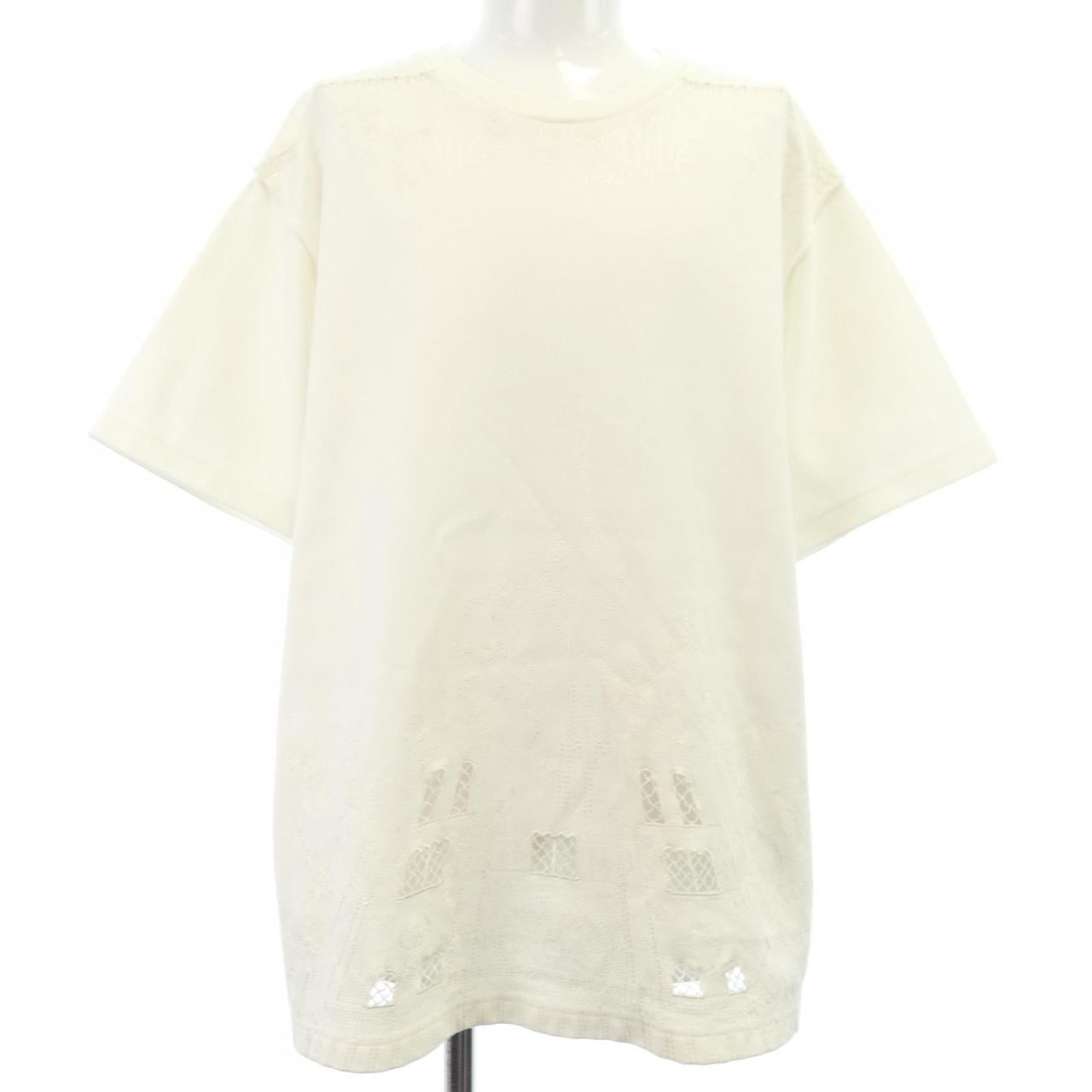 Louis Vuitton Notre Dame & Pont Neuf Embroidery T-shirt T-shirt