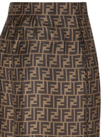 Fendi short pants FR6375A8G3F118W P24 TOBACCO