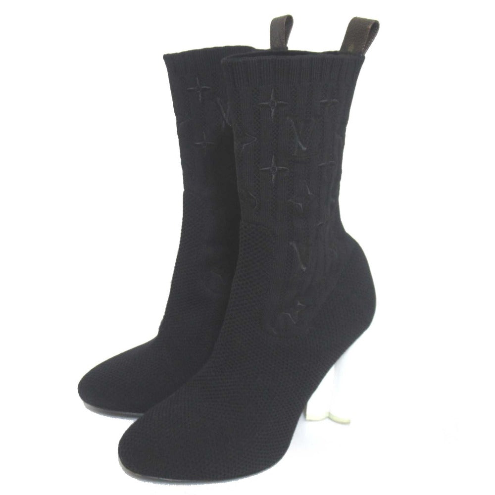 Louis Vuitton Silhouette Line Knit Ankle Boots