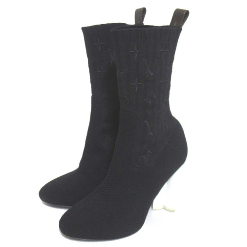 Louis Vuitton Silhouette Line Knit Ankle Boots