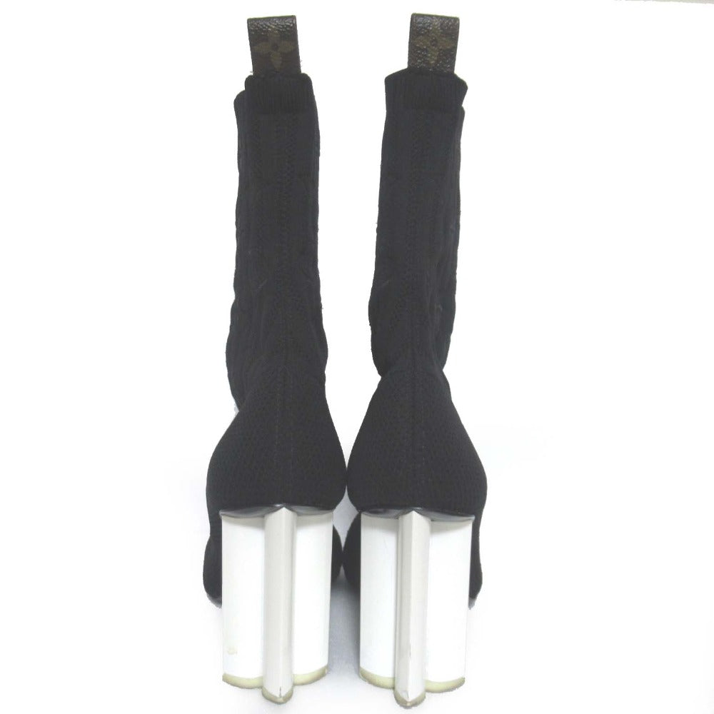 Louis Vuitton Silhouette Line Knit Ankle Boots