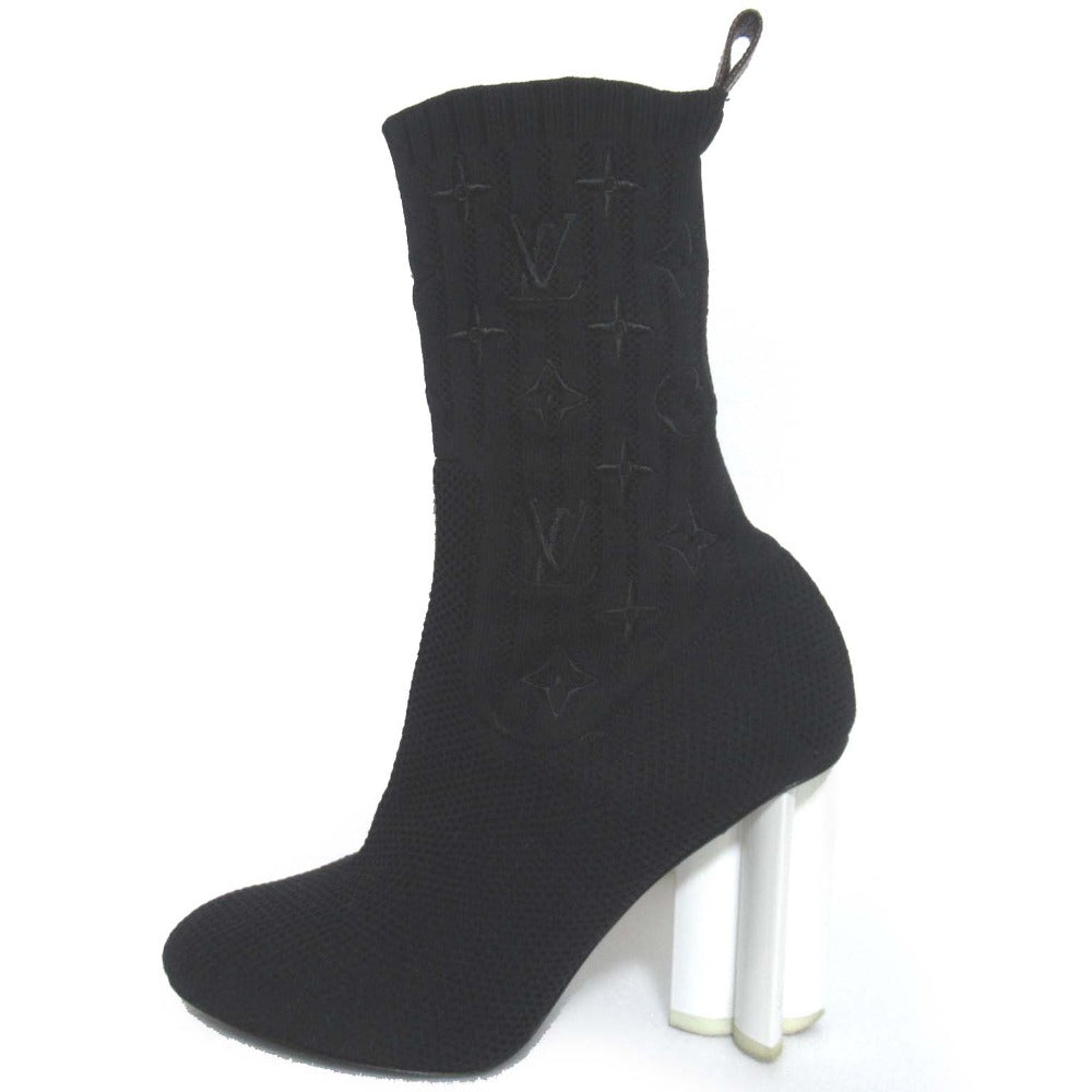 Louis Vuitton Silhouette Line Knit Ankle Boots