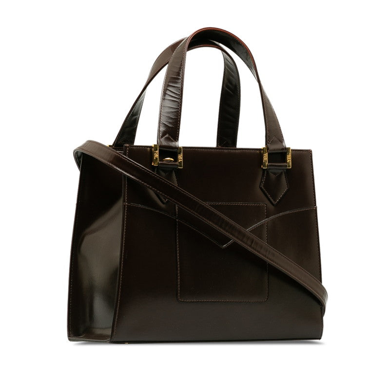 Saint Laurent Handbag 2WAY Brown Leather  Saint Laurent