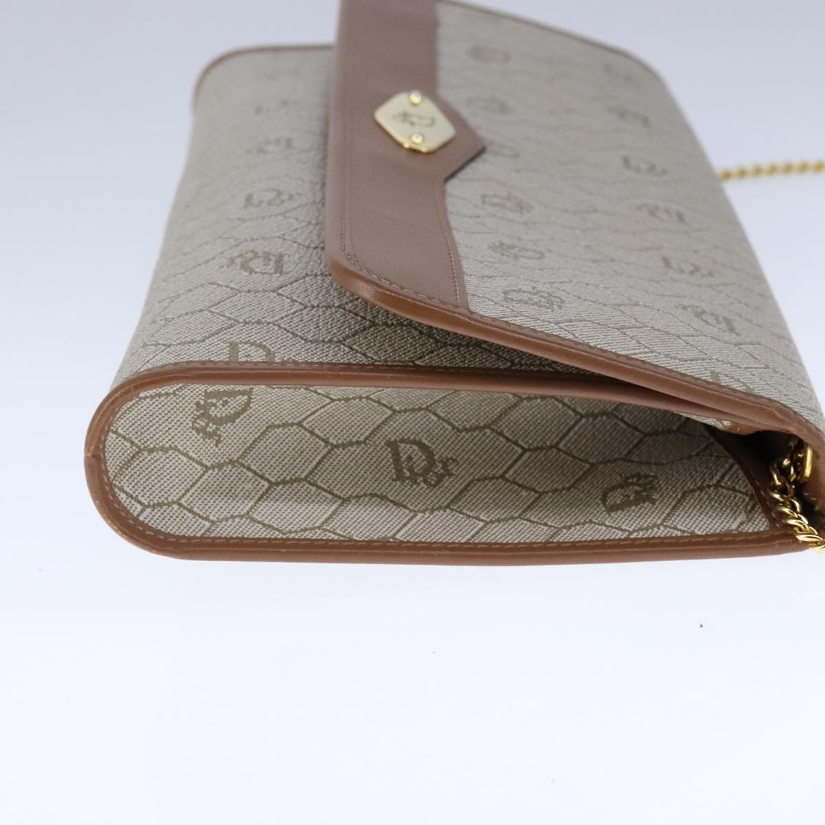 Dior Honeycomb  Canvas Shoulder Bag (Pre-Owned)