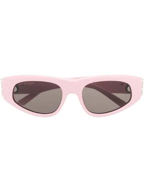 Balenciaga Eyewear Logo Decorated Cat Eye Frame Sunglasses BB0095S