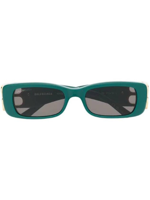 Balenciaga Eyewear Logo Decorated Rectangular Frame Sunglasses BB0096S