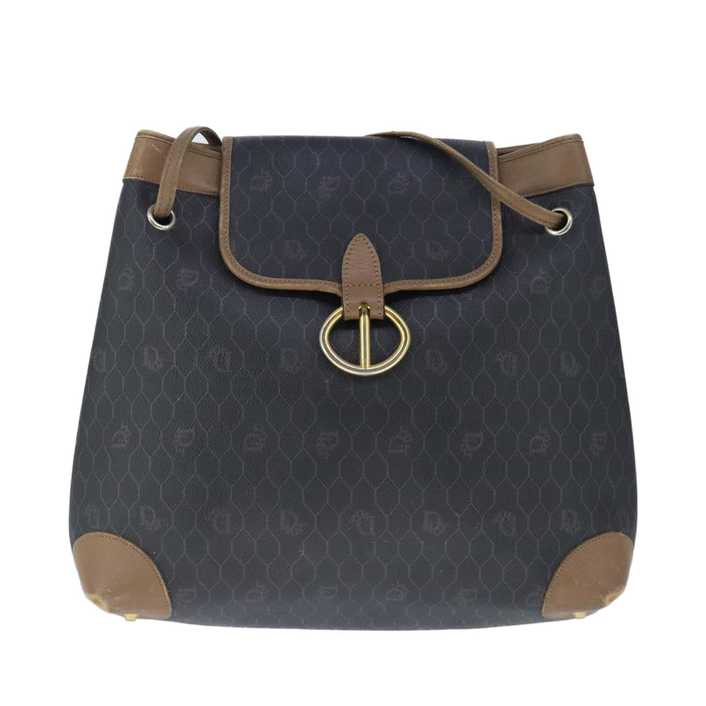 Dior Honeycomb  Canvas Shoulder Bag (Pre-Owned)