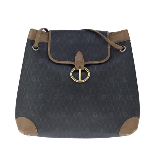 Dior Honeycomb  Canvas Shoulder Bag (Pre-Owned)